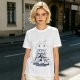 Olive T-Shirt with Retro Arcade Space Invader Graphic and Dawn of the Arcade Text