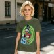 Olive T-Shirt Featuring Scrooge McDuck with Money Bags and Coins