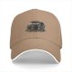 Black baseball cap with skeletons around a toaster graphic