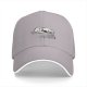 Black Baseball Cap With Tired Lying Cartoon Character Print