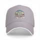 Black baseball cap with grumpy cat vacuuming cleaning design
