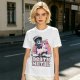 Olive t-shirt with cute grim reaper riding unicorn and death metal graphic
