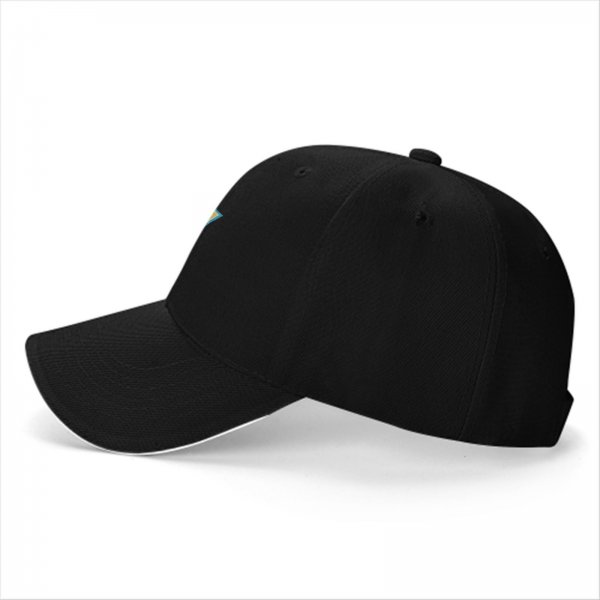 Black baseball cap with Stranger Things Steve Harrington Scoops Ahoy graphic