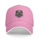 Black Baseball Cap With Dark Fantasy Graphic Print