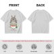 Totoro in Teacup Graphic Olive T-Shirt