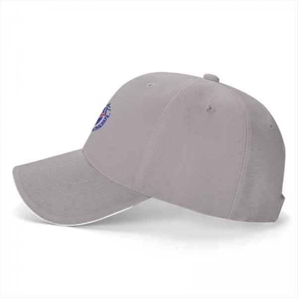 Black baseball cap with cartoon poop graphic and text print