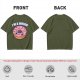 Olive green t-shirt with sad donut graphic and 'I'M A WEIRD' text
