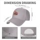 Black baseball cap with cute fantasy creature graphic print