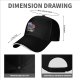 Black Baseball Cap With Cobra Puffs Graphic Print