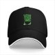 Black baseball cap with green 'What sorcery is this' cauldron graphic