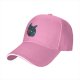 Black baseball cap with cute dragon reading a book graphic