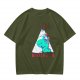 Olive T-Shirt With Cute Dinosaur Graphic And 'What I'm Doing' Text