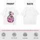 Olive T-Shirt With Cute Kirby Candy Bag Graphic