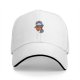 Black Baseball Cap With Cute Astronaut Animal Graphic