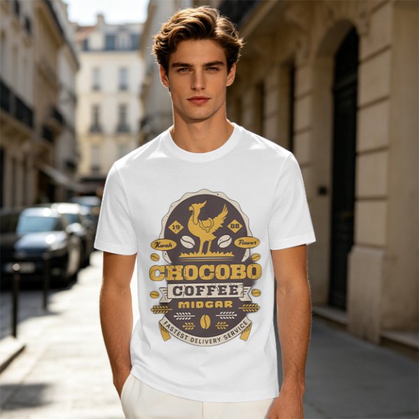 Chocobo Coffee Midgar Fastest Delivery Service T-Shirt