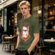 Olive T-Shirt With Cute Smores Character Graphic Print