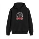 Black Hoodie With Adopt An Evil Pet Pentagram Animal Graphic