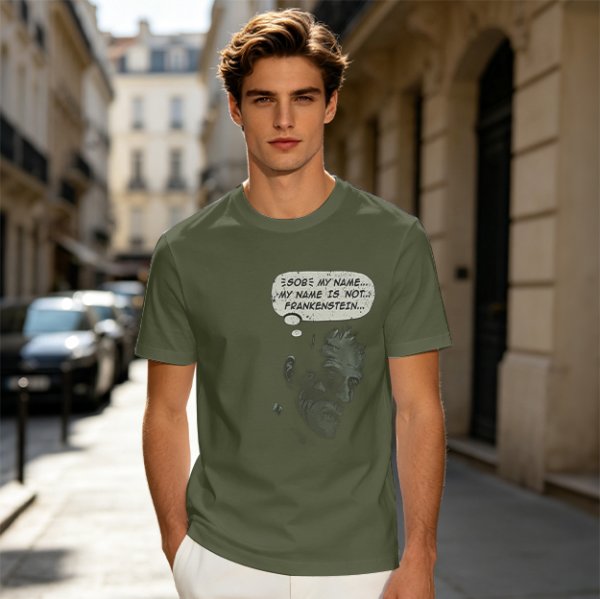 Frankenstein Monster 'My Name Is Not Frankenstein' Graphic T-Shirt
