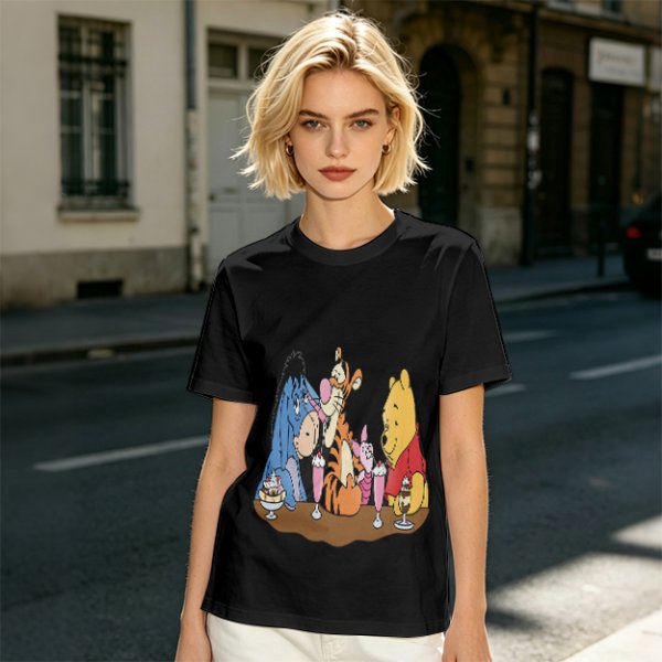 Winnie the Pooh and Friends Ice Cream Graphic T-Shirt