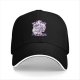 Black baseball cap with funny unicorn cut you into pieces graphic