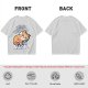 Olive T-Shirt with Don't Worry Be Nappy Sleeping Cat Graphic