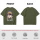 Olive T-Shirt With Grumpy Unicorn 50% Magic 50% Done Print