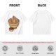 Olive Green T-Shirt With Capybara Ramen Bowl Print
