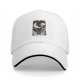 Black Baseball Cap With The Moon Tarot Card Skeleton Design