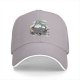 Black baseball cap with My Neighbor Totoro themed graphic print
