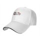 Black baseball cap with a lazy sleeping unicorn graphic