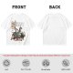 Olive Green T-Shirt With Superhero Animal Squad Graphic Print