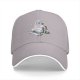 Black Baseball Cap With Skateboarding Raccoon Trash Panda Graphic