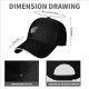 Black baseball cap with cute blue monster holding a foamy beer mug