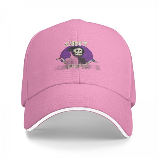 Crit Happens Grim Reaper Graphic Baseball Cap