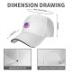Black Baseball Cap With Colorful Bubble Cat Graphic Print