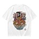 Olive T-shirt with Sumo Wrestler in Ramen Bowl Artwork