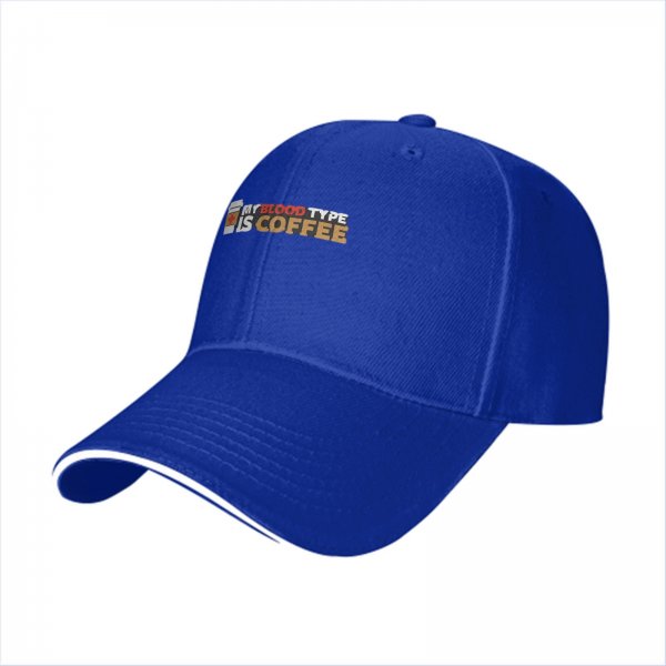 My Blood Type Is Coffee Black Baseball Cap