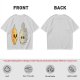 Olive T-Shirt With Surprised Flame and Burnt Ghost Character Art