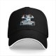 Black baseball cap with Bluey graphic and 'Need More Coffee' text
