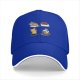 Black Baseball Cap With Cute Cat Sushi Artwork