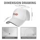 Black baseball cap with two decorative ramen bowl prints