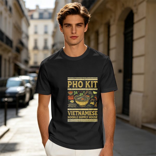 Pho Kit Vietnamese Noodle Supply House Graphic T-Shirt