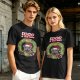 Food is the only Christmas grumpy cat wreath graphic tee