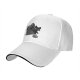 Black Baseball Cap with Black Cat and Wizard Hat Graphic