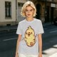 Olive T-Shirt With Cute Cartoon Chick Graphic