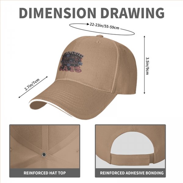 Introverted But Willing To Discuss Cats Baseball Cap