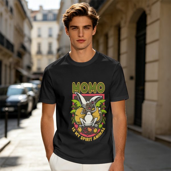 Momo Is My Spirit Animal Graphic T-Shirt