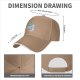 Black Baseball Cap with Cute Cartoon Juice Box Character Print