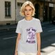 Olive t-shirt with a cute unicorn holding an axe and the text I will cut you into pieces