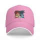 Black baseball cap with fantasy dragon and wolf open book graphic
